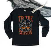 Tis' The Season (Festive Skeletons) - Long Sleeve Comfort Colors Tee Little Mama Shirt Shop