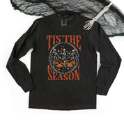 Tis' The Season (Festive Skeletons) - Long Sleeve Comfort Colors Tee Little Mama Shirt Shop