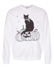 Black Cat on the Prowl - Basic Fleece Little Mama Shirt Shop LLC