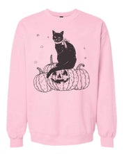 Black Cat on the Prowl - Basic Fleece Little Mama Shirt Shop LLC
