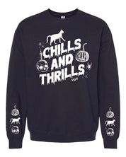 Chills and Thrills (sdx2) - Black Basic Fleece Little Mama Shirt Shop LLC
