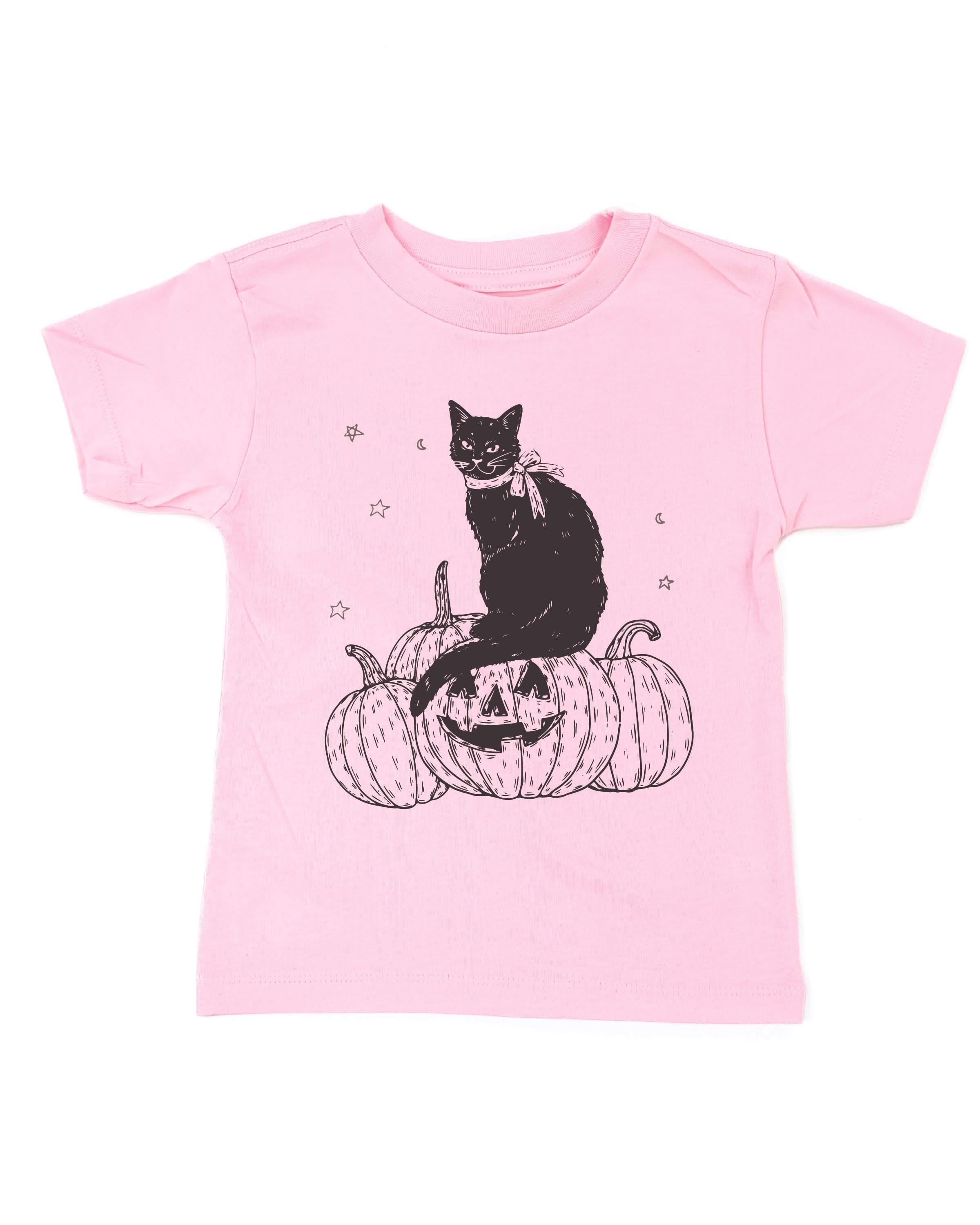 Black Cat on the Prowl - Child Tee Little Mama Shirt Shop