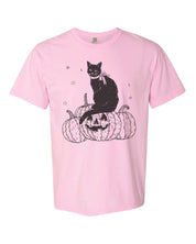Black Cat on the Prowl - Comfort Colors Tee Little Mama Shirt Shop