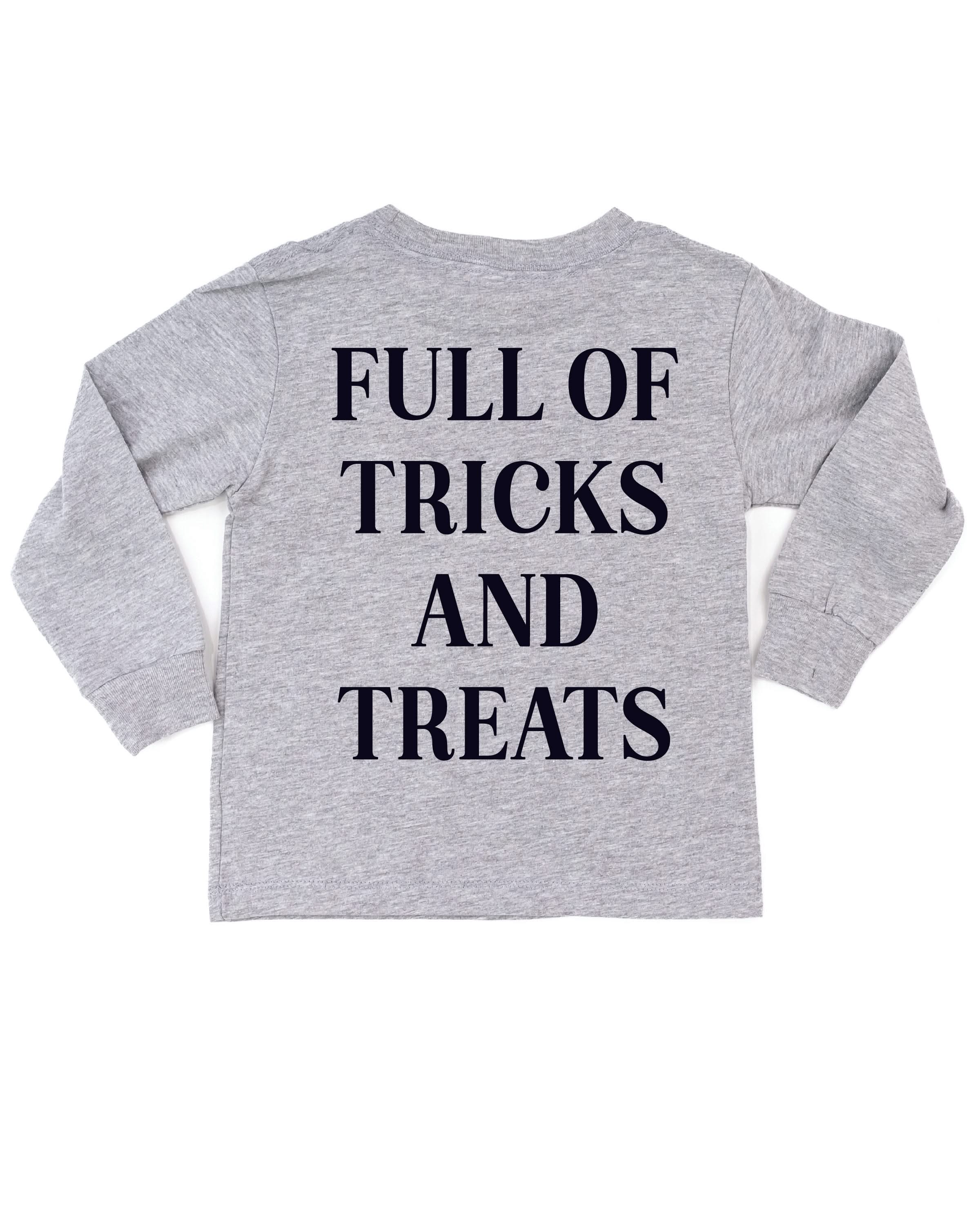 Full of Tricks and Treats (pf&b) - Child Long Sleeve Tee Little Mama Shirt Shop