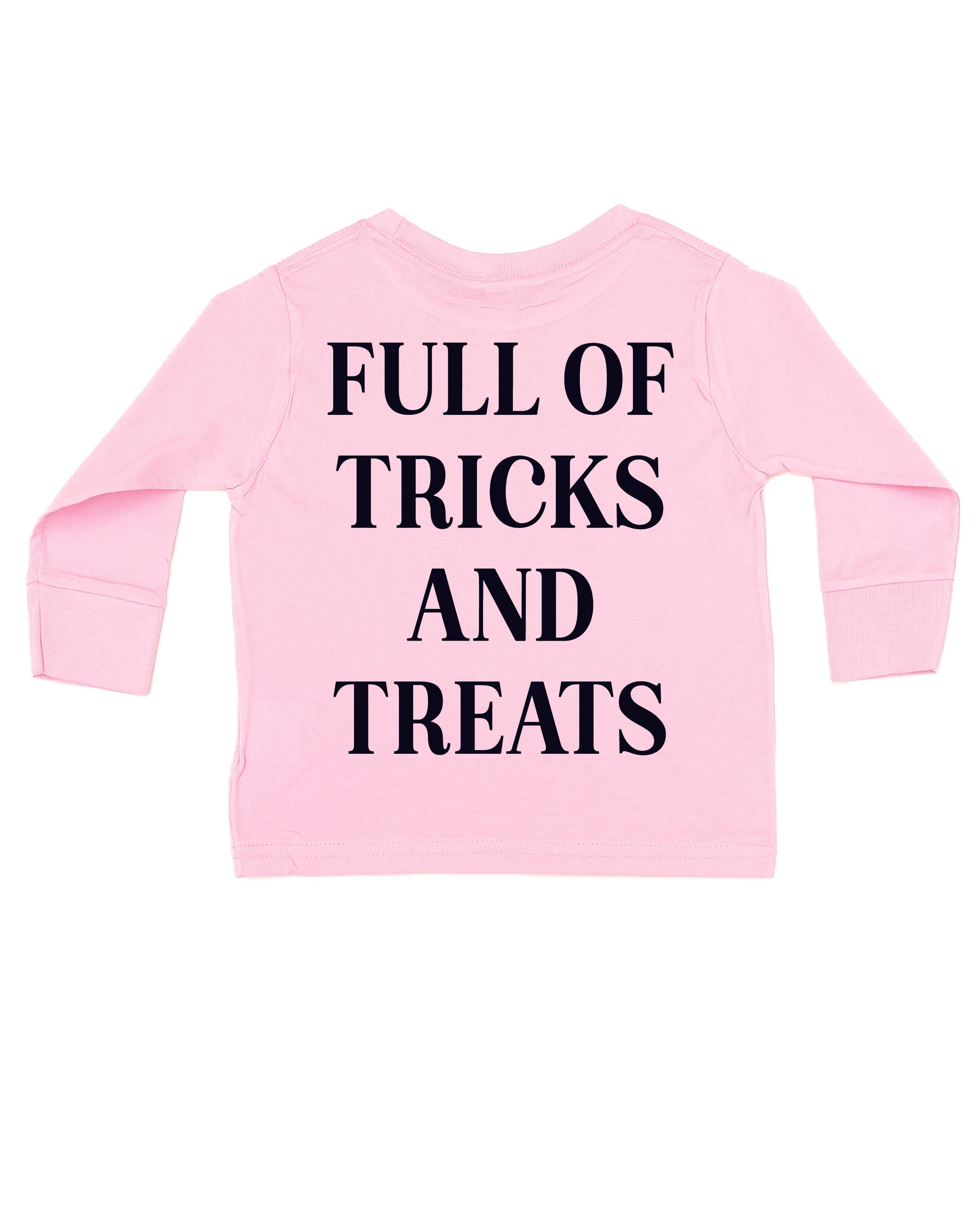 Full of Tricks and Treats (pf&b) - Child Long Sleeve Tee Little Mama Shirt Shop