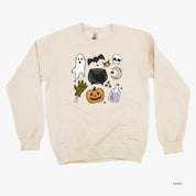 Halloween Things - Basic Fleece Crewneck Little Mama Shirt Shop LLC