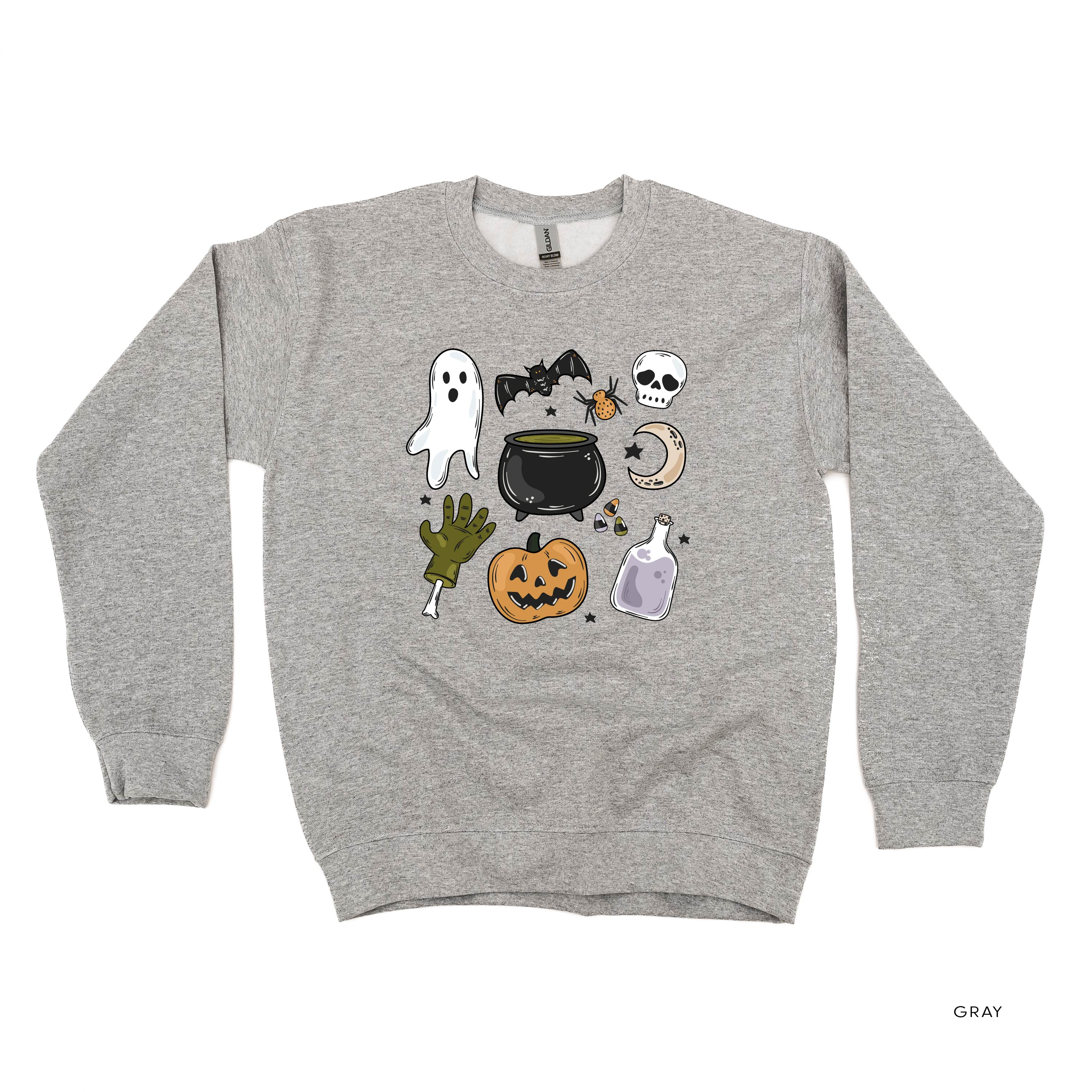 Halloween Things - Basic Fleece Crewneck Little Mama Shirt Shop LLC