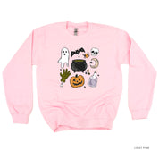 Halloween Things - Basic Fleece Crewneck Little Mama Shirt Shop LLC