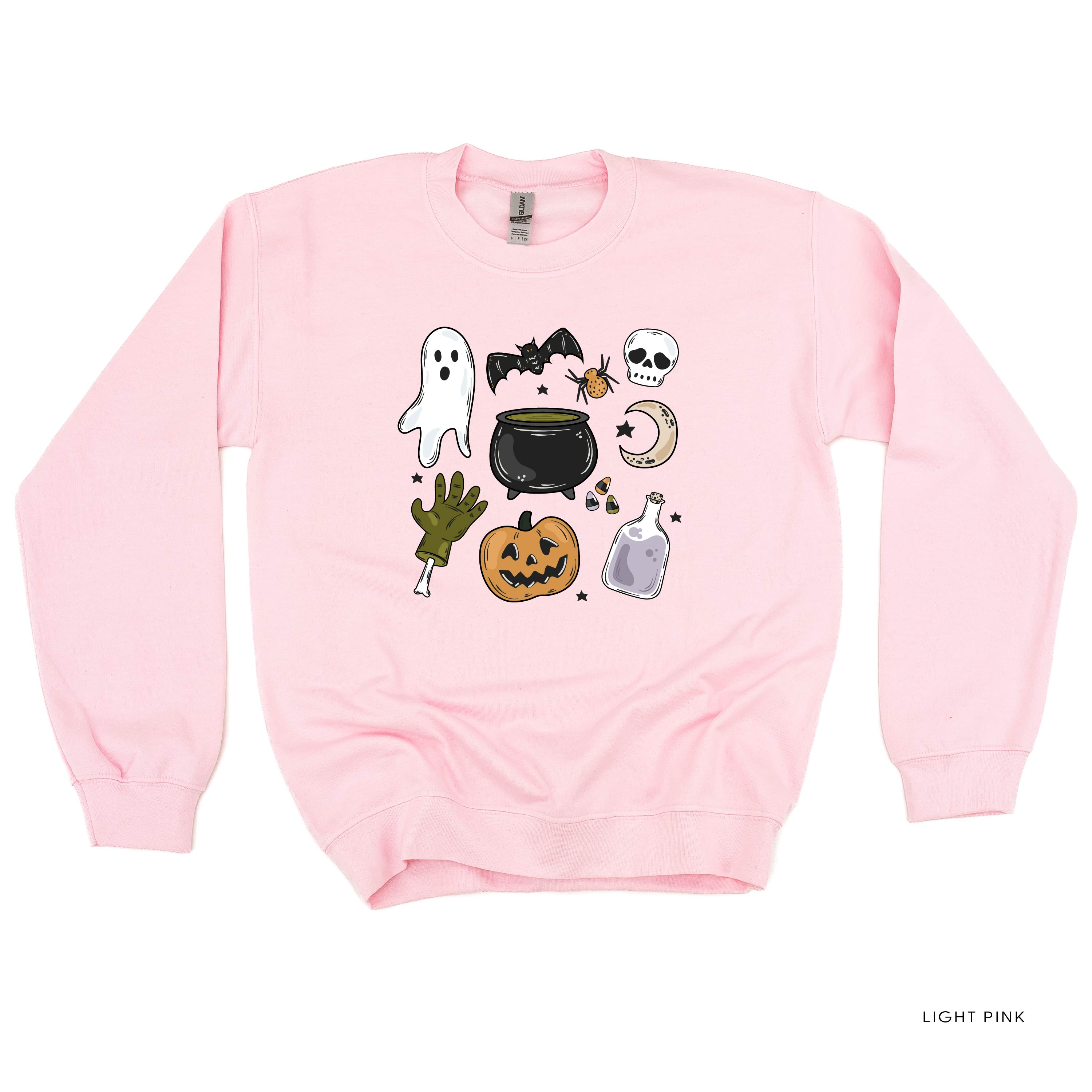 Halloween Things - Basic Fleece Crewneck Little Mama Shirt Shop LLC