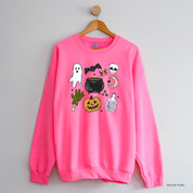 Halloween Things - Basic Fleece Crewneck Little Mama Shirt Shop LLC