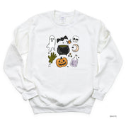 Halloween Things - Basic Fleece Crewneck Little Mama Shirt Shop LLC