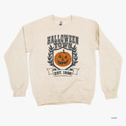 Halloween Town - Basic Fleece Crewneck Little Mama Shirt Shop LLC