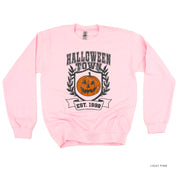 Halloween Town - Basic Fleece Crewneck Little Mama Shirt Shop LLC