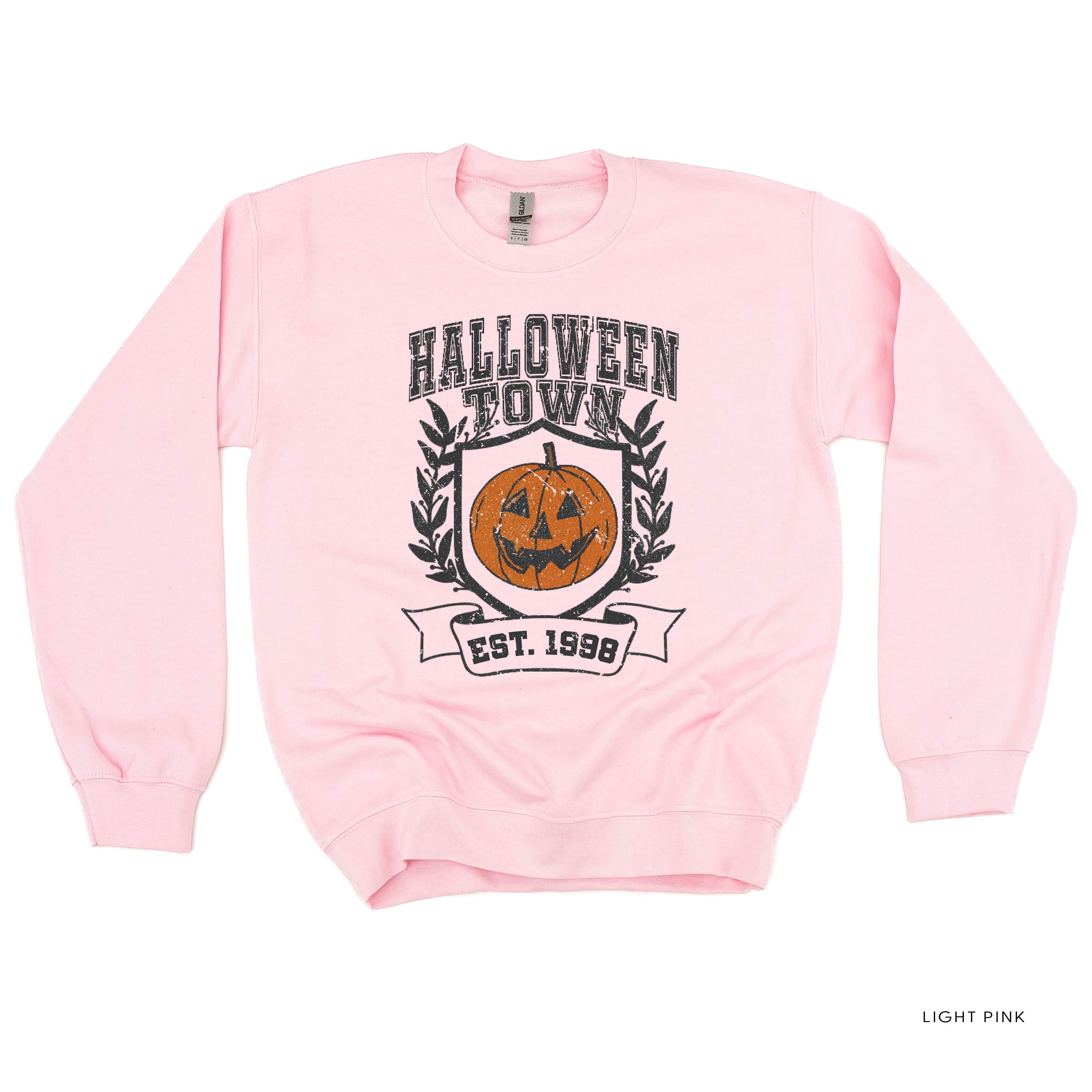 Halloween Town - Basic Fleece Crewneck Little Mama Shirt Shop LLC