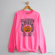 Halloween Town - Basic Fleece Crewneck Little Mama Shirt Shop LLC
