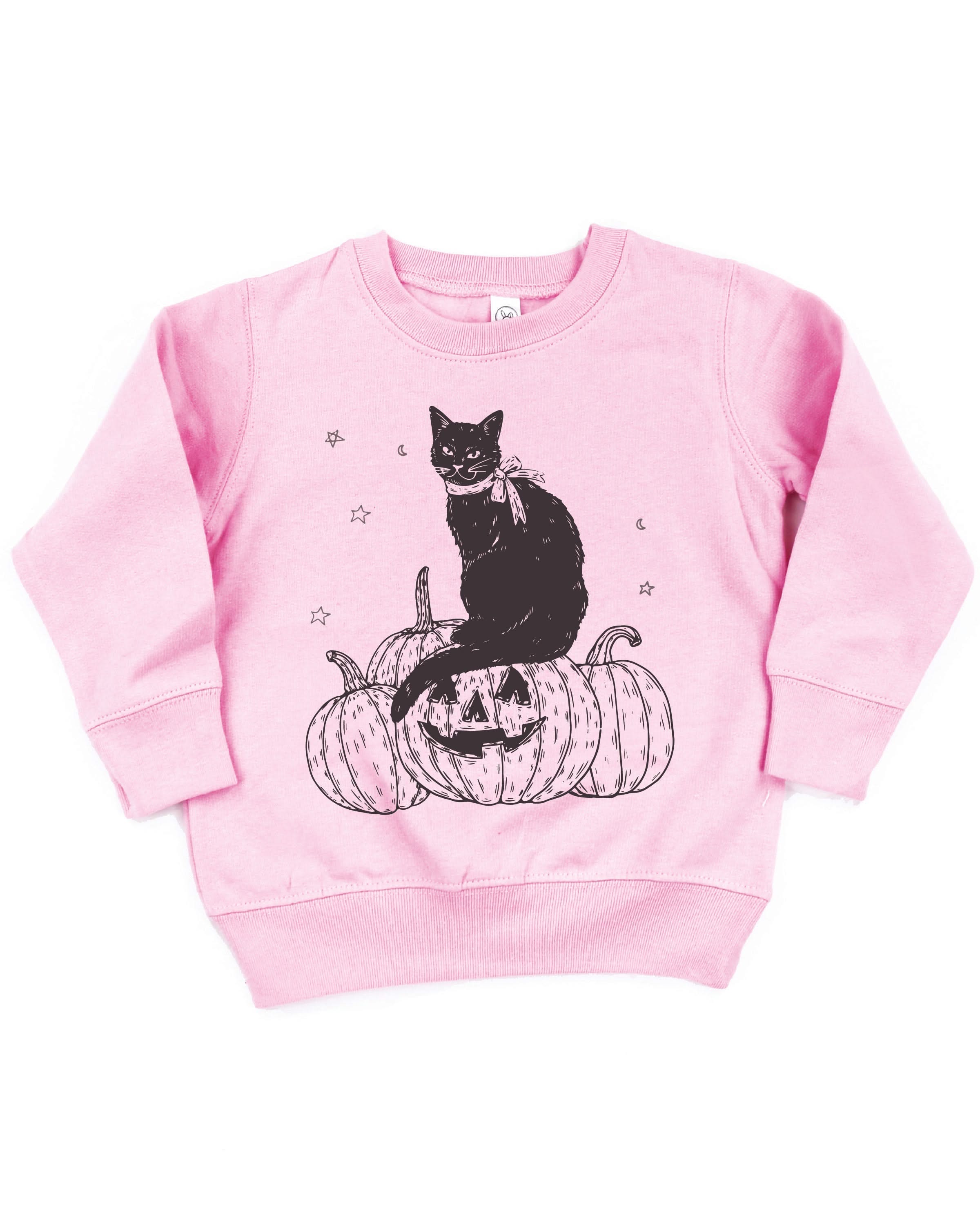 Black Cat on the Prowl - Child Sweater Little Mama Shirt Shop