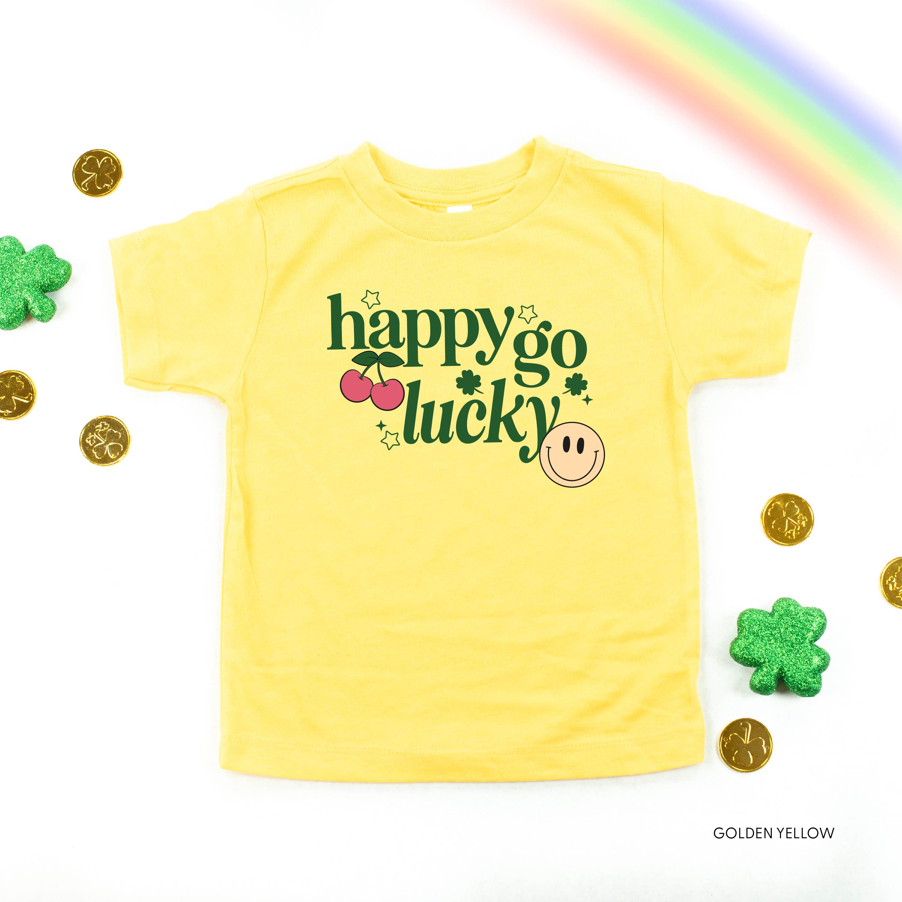 Happy Go Lucky - Child Tee Little Mama Shirt Shop