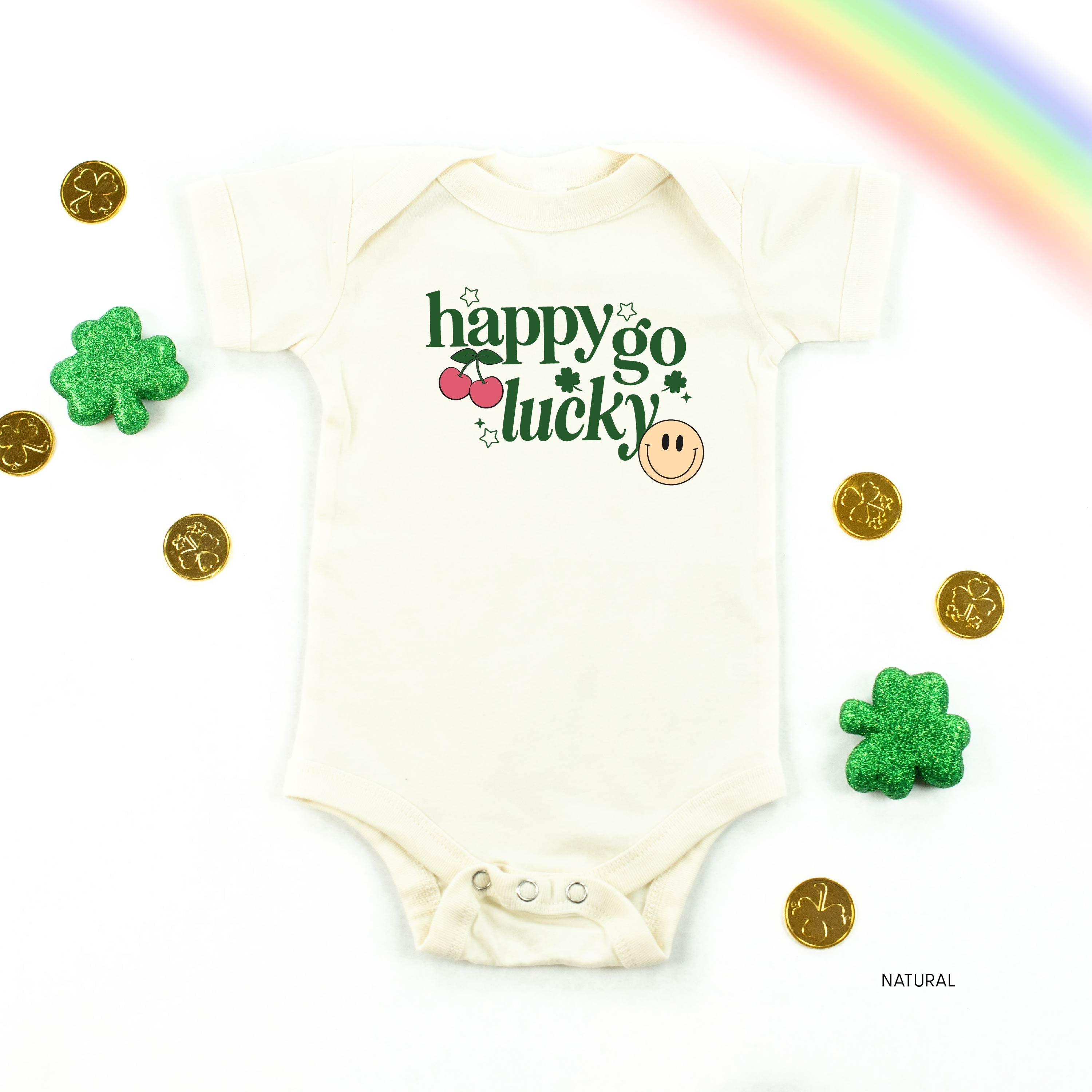 Happy Go Lucky - Infant Bodysuit/Tee Little Mama Shirt Shop