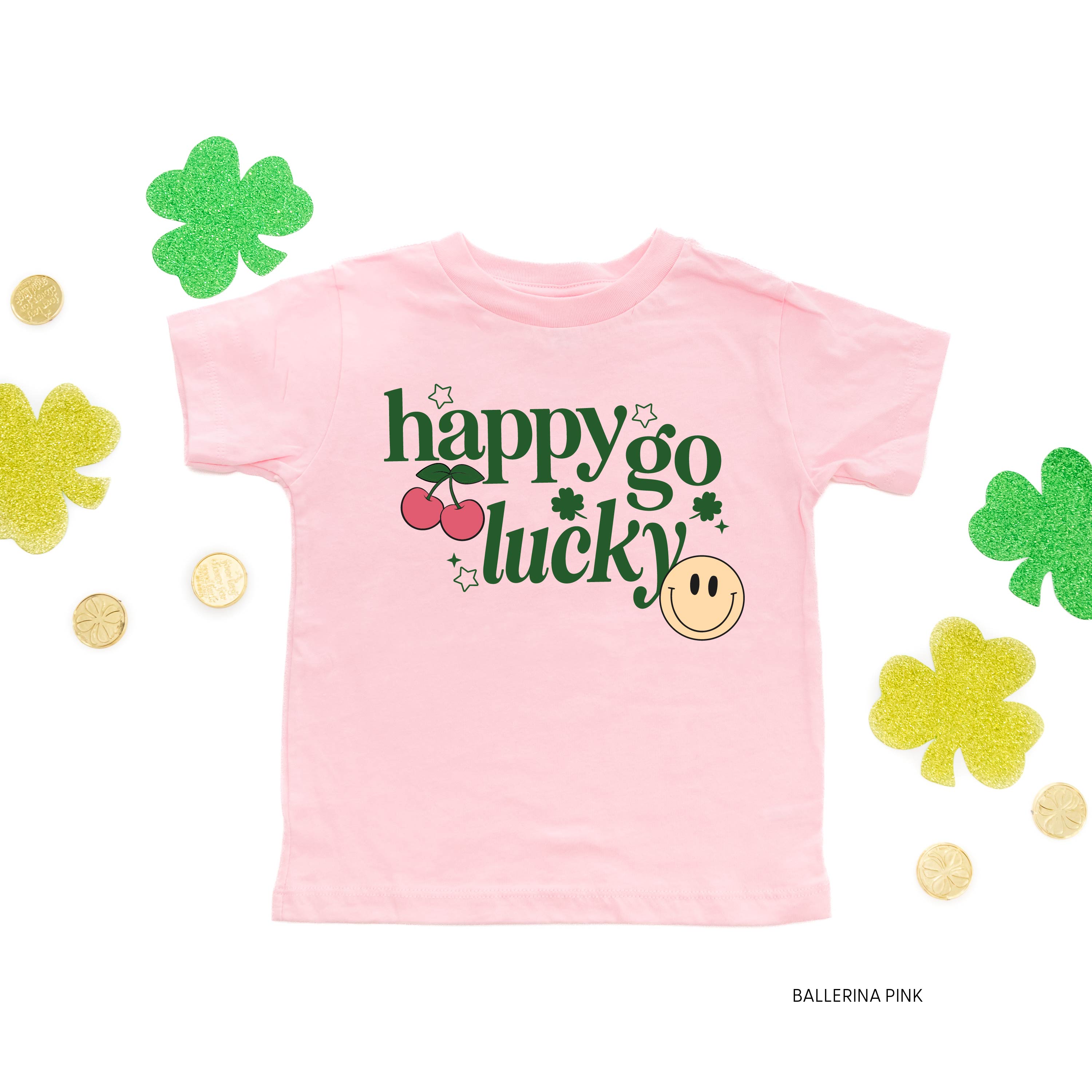 Happy Go Lucky - Child Tee Little Mama Shirt Shop