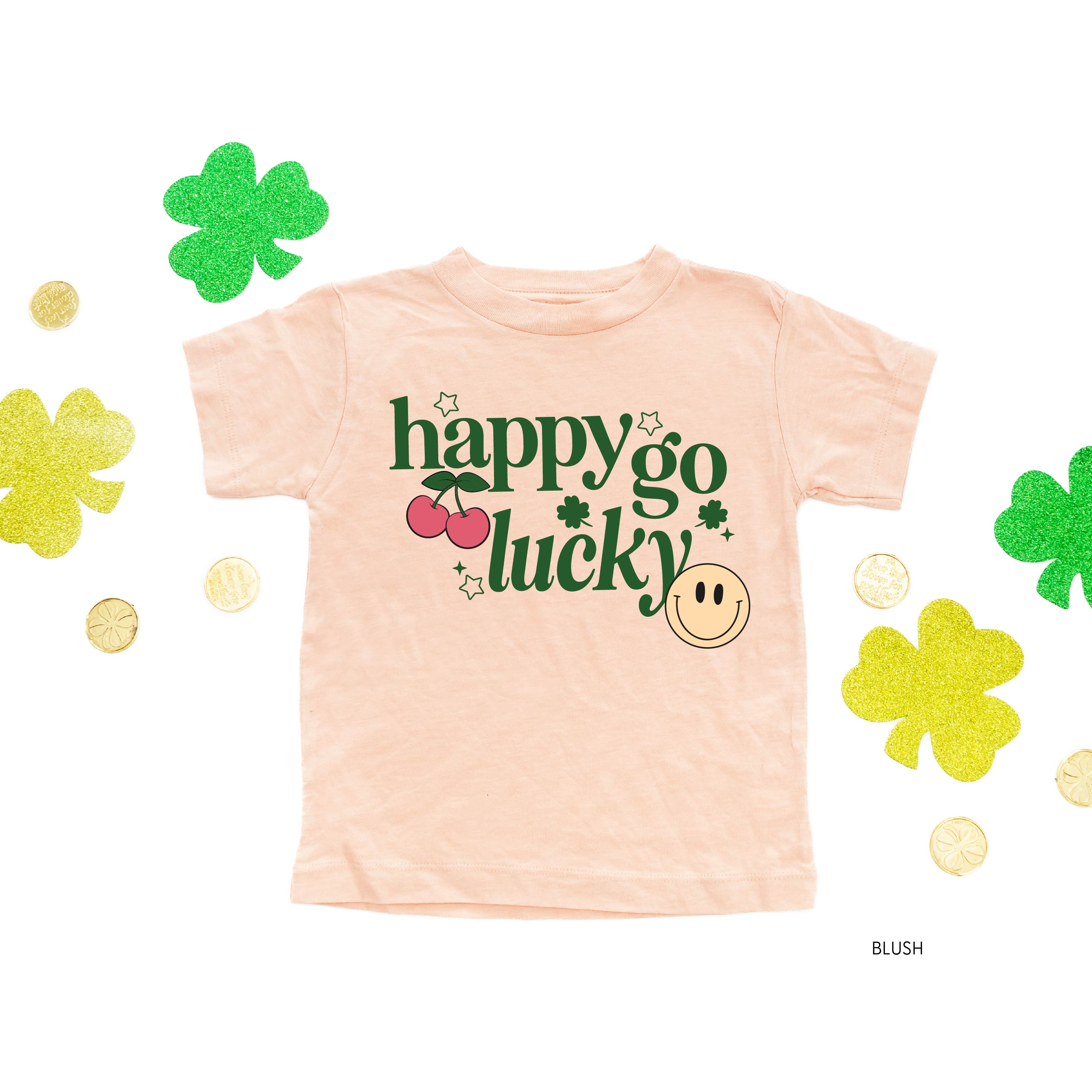 Happy Go Lucky - Child Tee Little Mama Shirt Shop