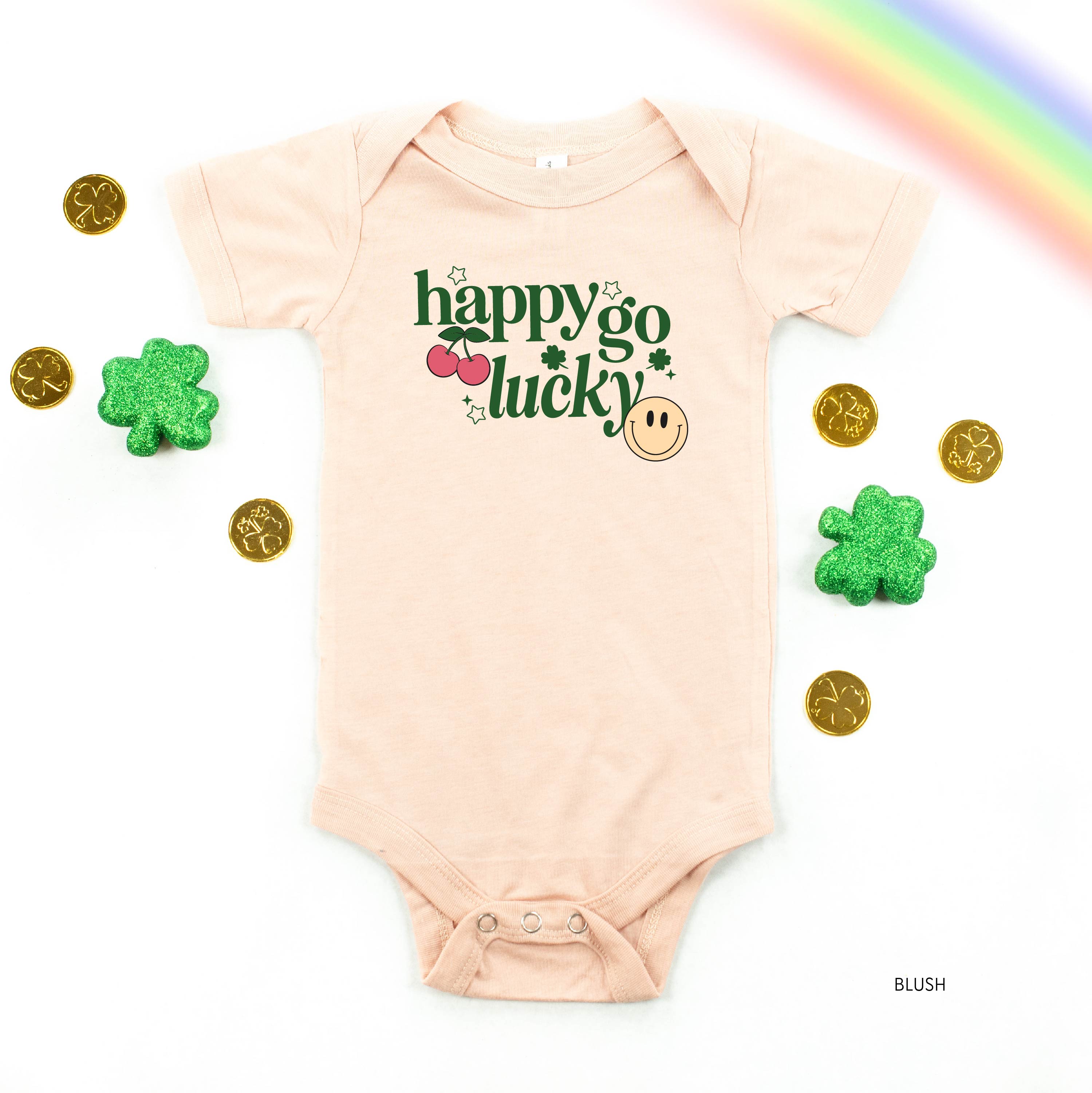Happy Go Lucky - Infant Bodysuit/Tee Little Mama Shirt Shop