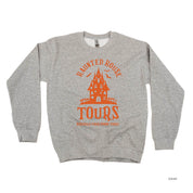 Haunted House Tours - Basic Fleece Crewneck Little Mama Shirt Shop LLC