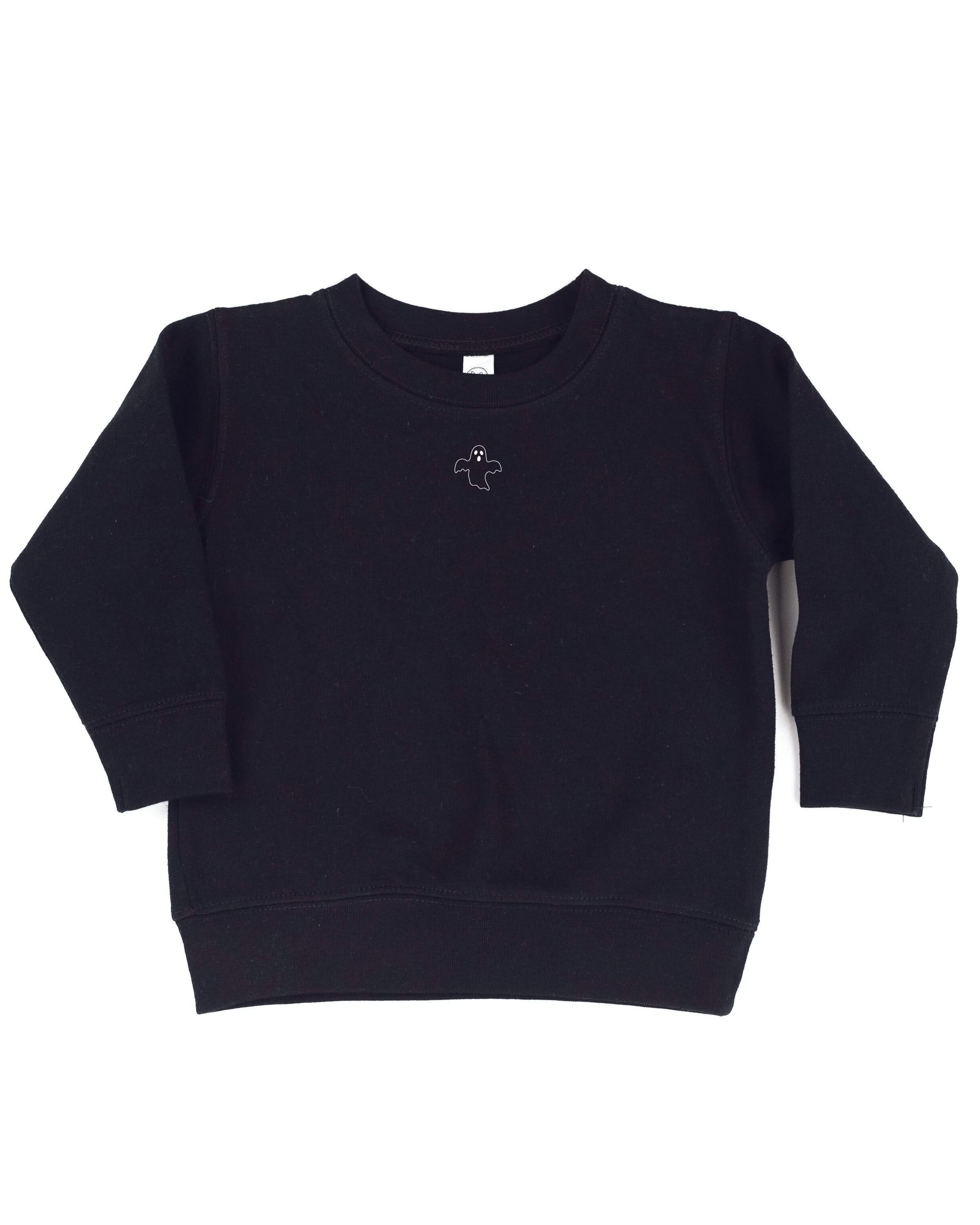 Haunting Ghost - Black Child Sweater Little Mama Shirt Shop