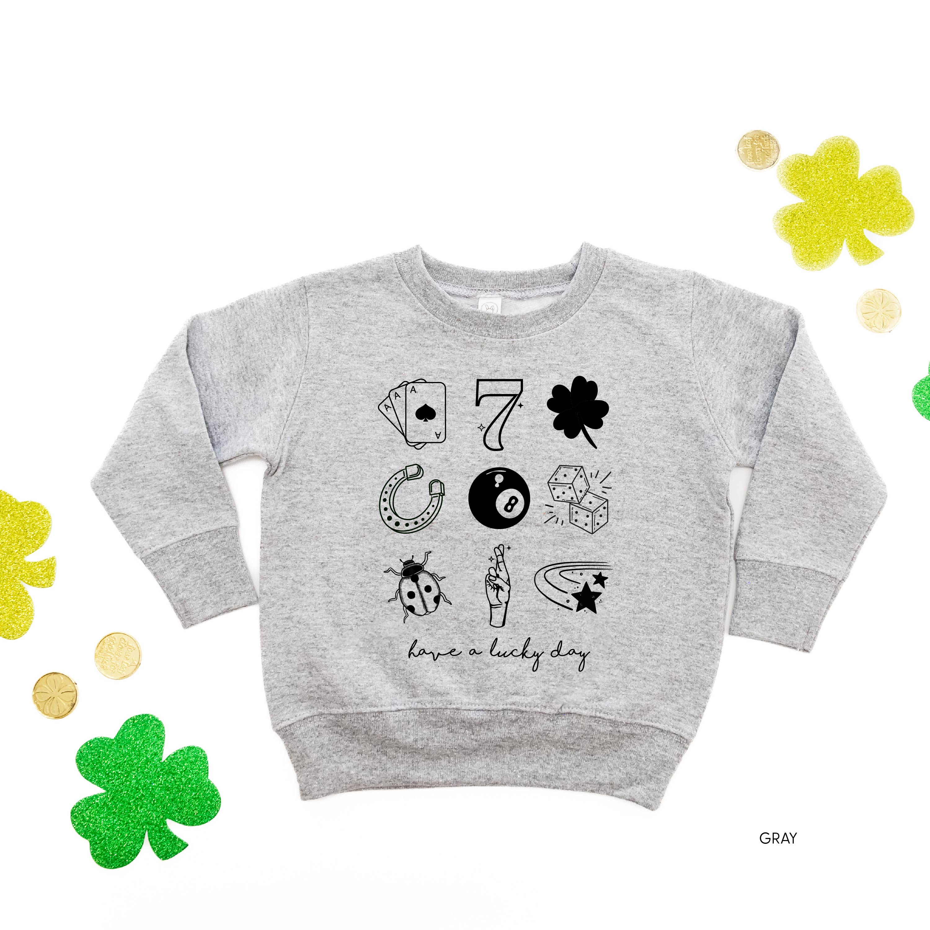 Have A Lucky Day - Child Sweater Little Mama Shirt Shop
