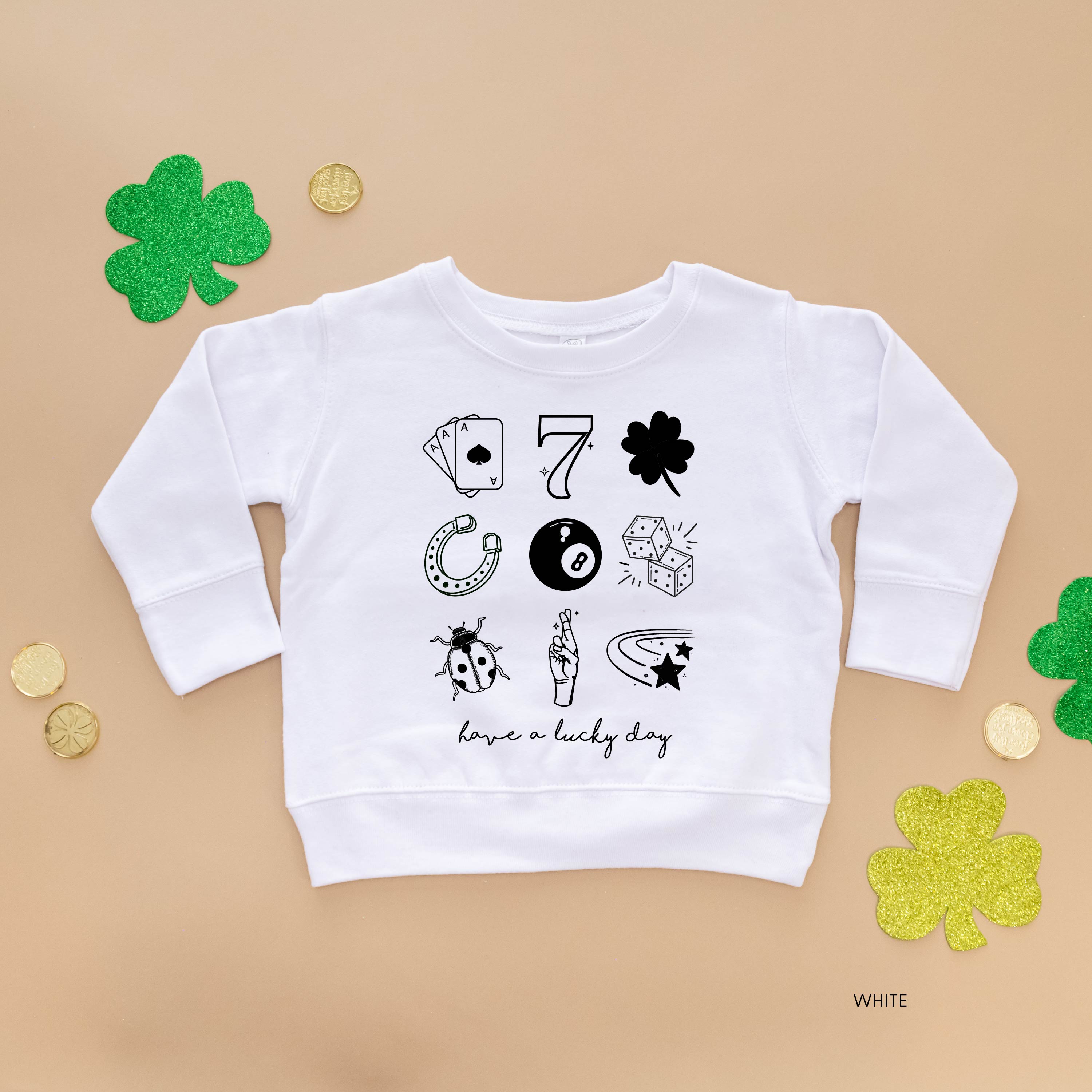 Have A Lucky Day - Child Sweater Little Mama Shirt Shop
