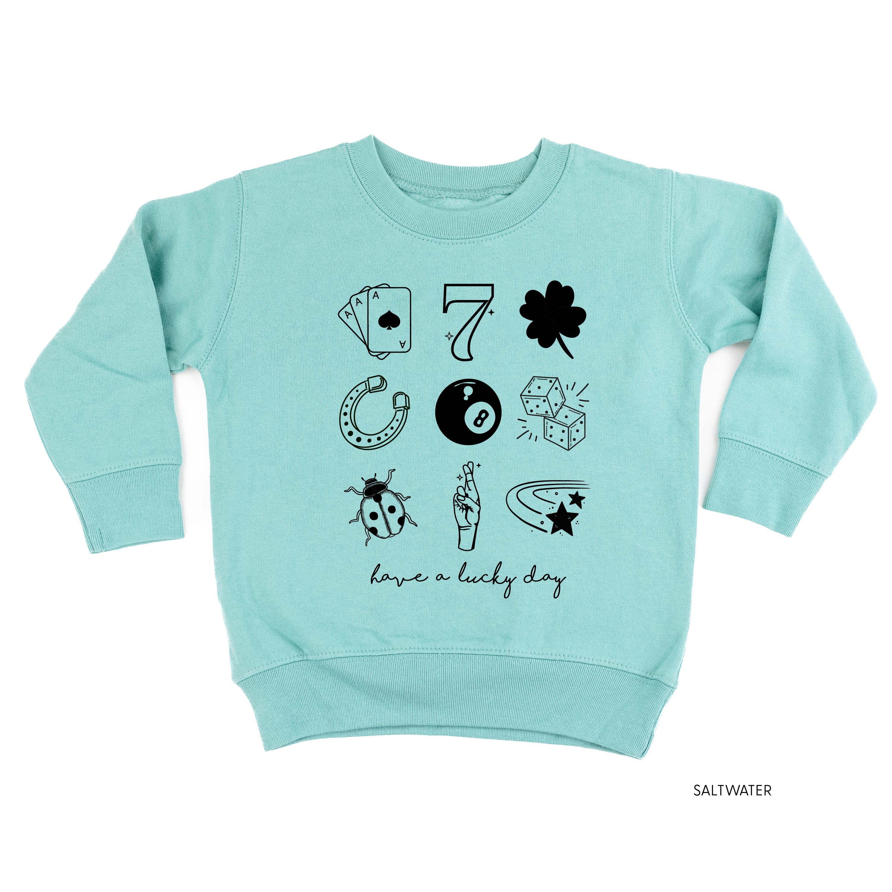 Have A Lucky Day - Child Sweater Little Mama Shirt Shop