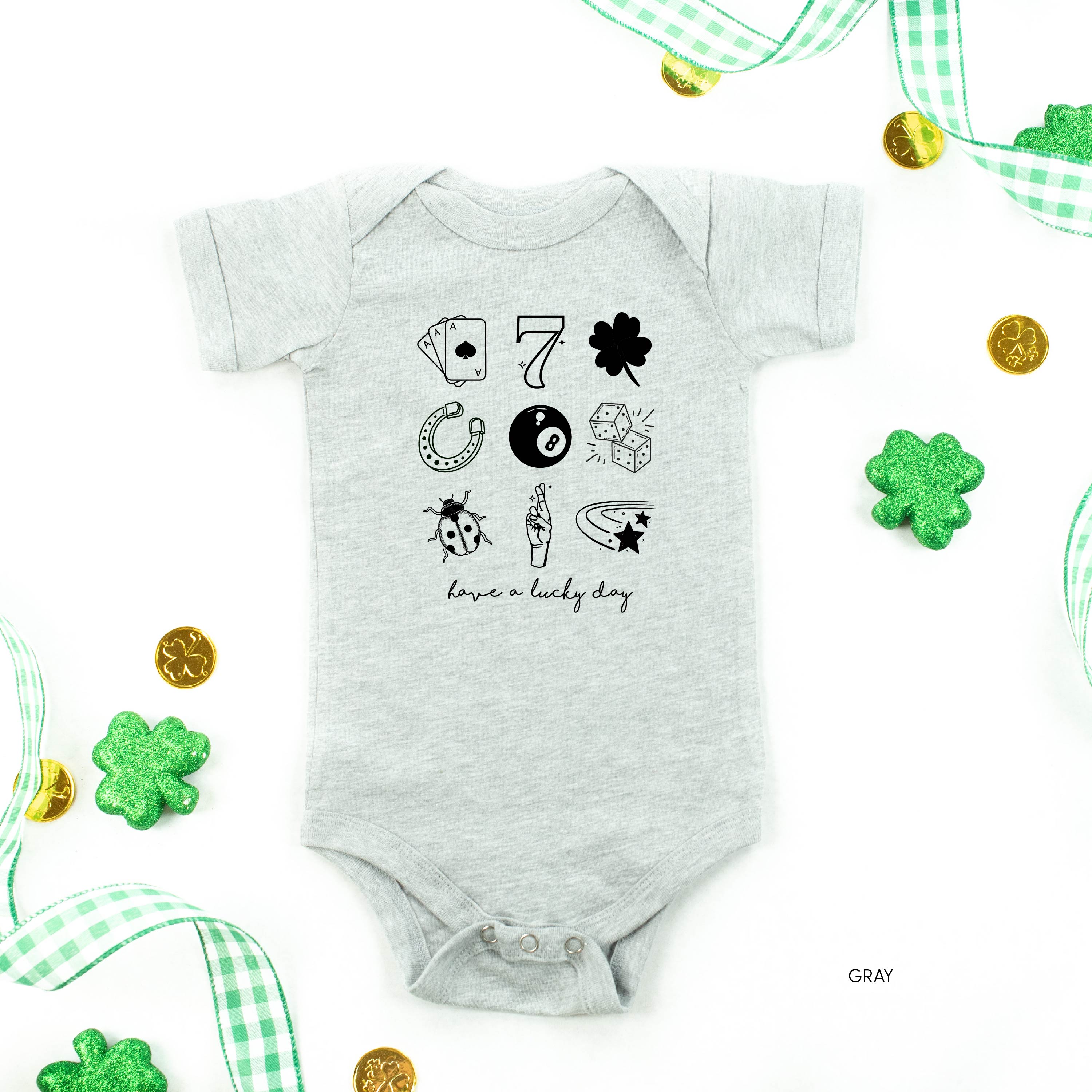 Have A Lucky Day - Infant Bodysuit/Tee Little Mama Shirt Shop