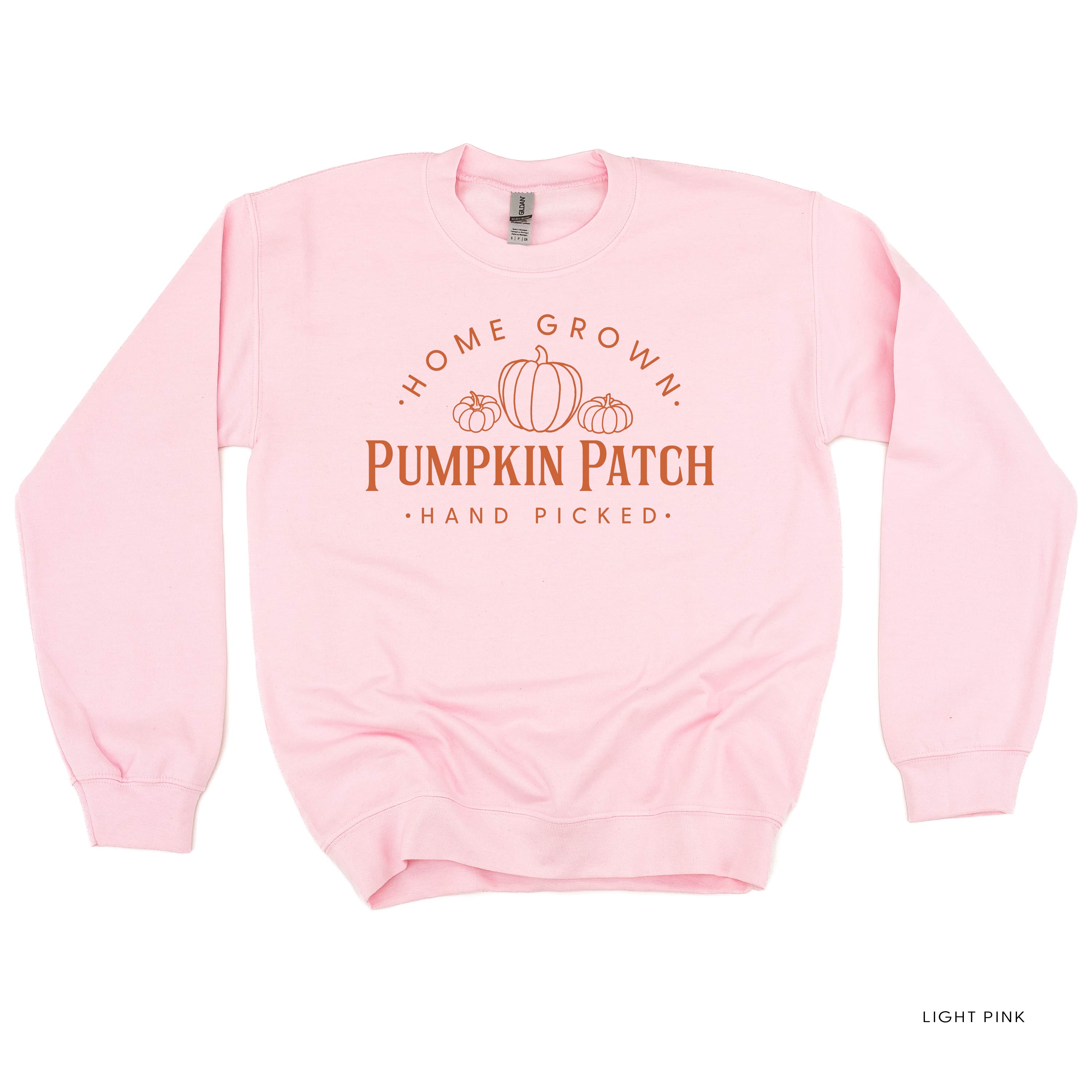 Home Grown Pumpkin Patch - Basic Fleece Crewneck Little Mama Shirt Shop LLC