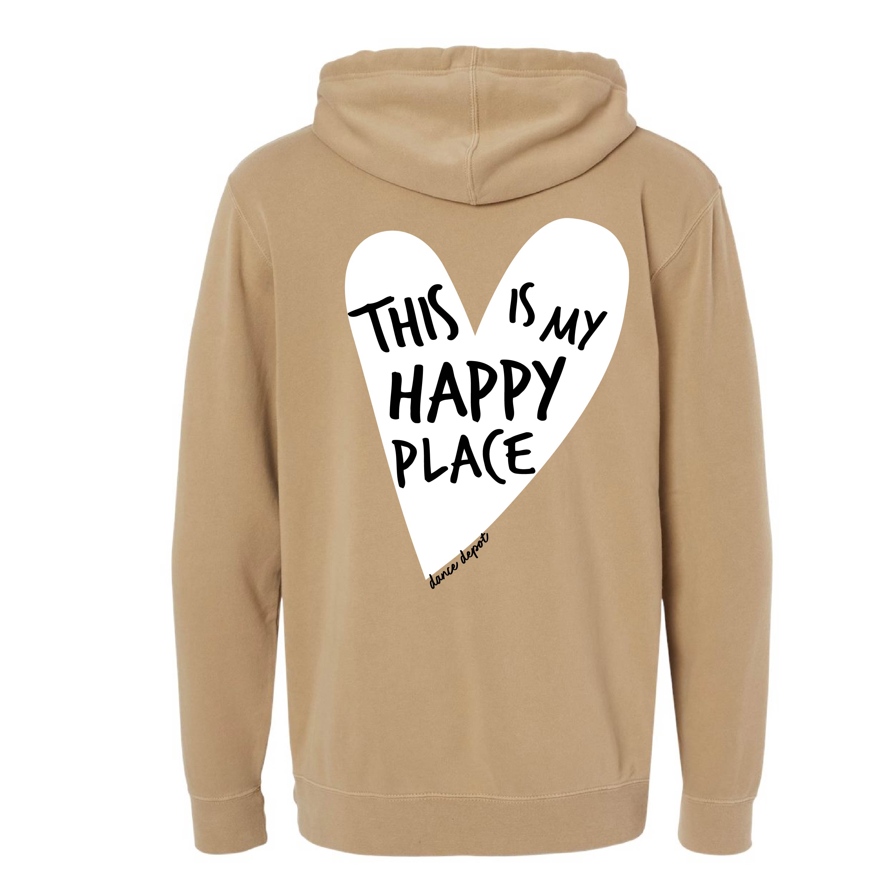 Dance Depot - This Is My Happy Place - Pigment HOODIE