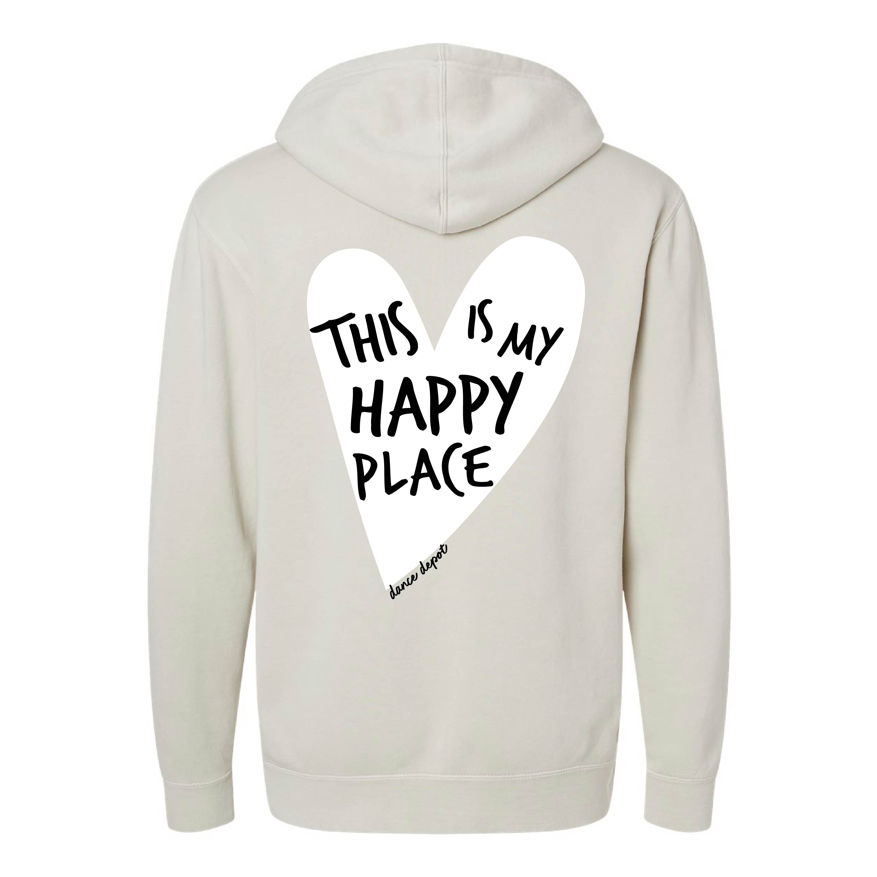 Dance Depot - This Is My Happy Place - Pigment HOODIE