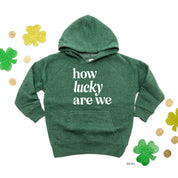 How Lucky Are We - Child HOODIE Little Mama Shirt Shop