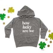 How Lucky Are We - Child HOODIE Little Mama Shirt Shop