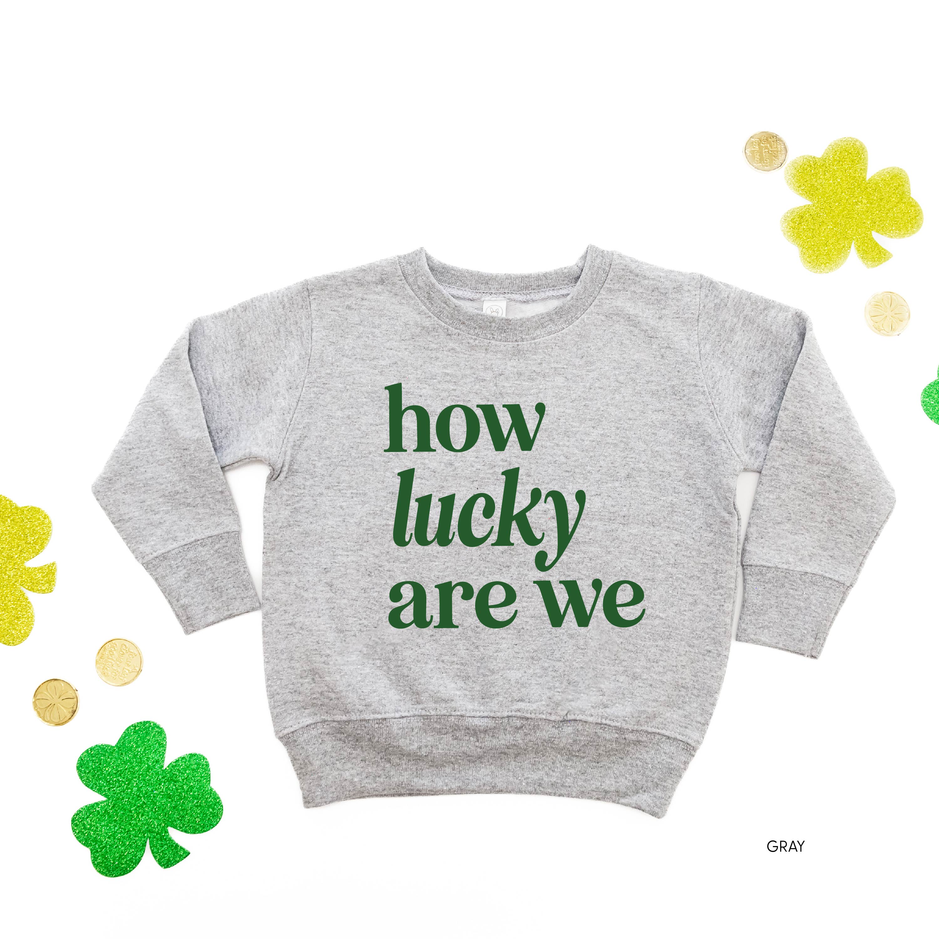 How Lucky Are We - Child Sweater Little Mama Shirt Shop