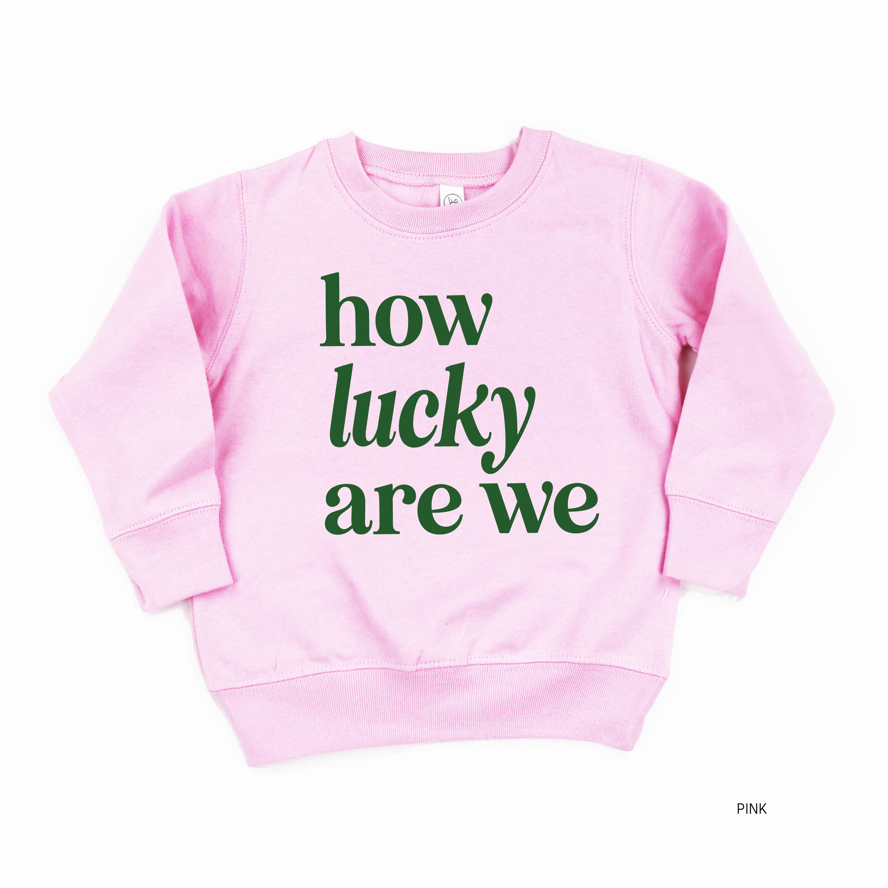 How Lucky Are We - Child Sweater Little Mama Shirt Shop