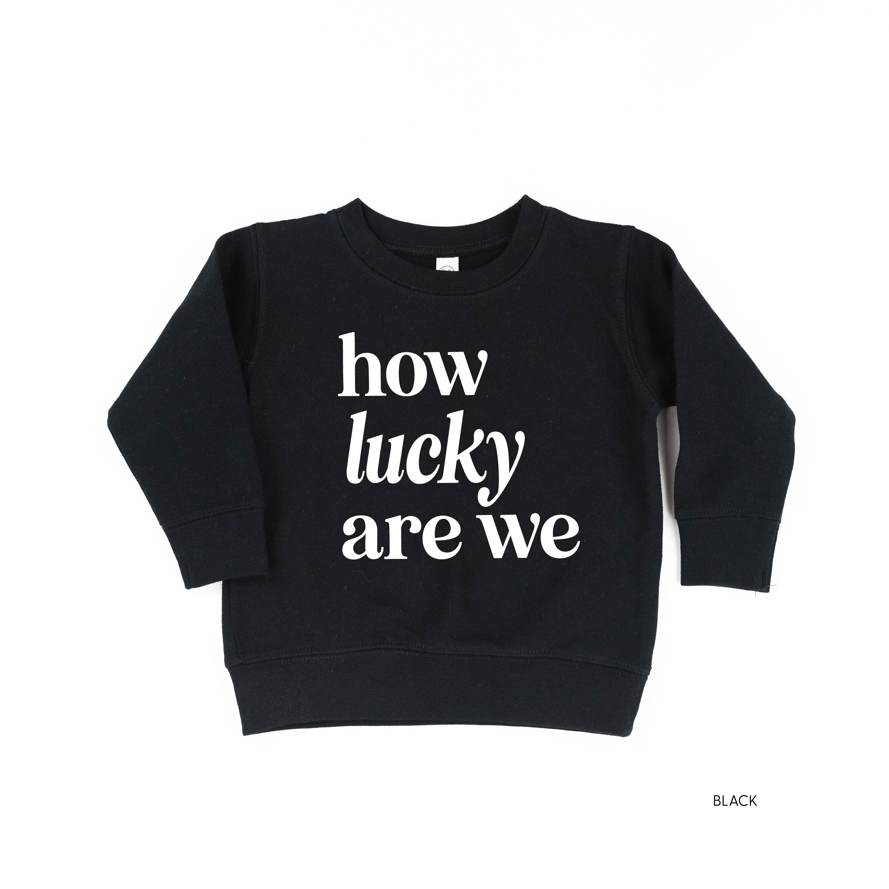 How Lucky Are We - Child Sweater Little Mama Shirt Shop