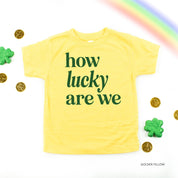 How Lucky Are We - Child Tee Little Mama Shirt Shop