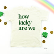 How Lucky Are We - Child Tee Little Mama Shirt Shop