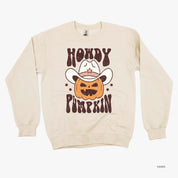Howdy Pumpkin - Basic Fleece Crewneck Little Mama Shirt Shop LLC
