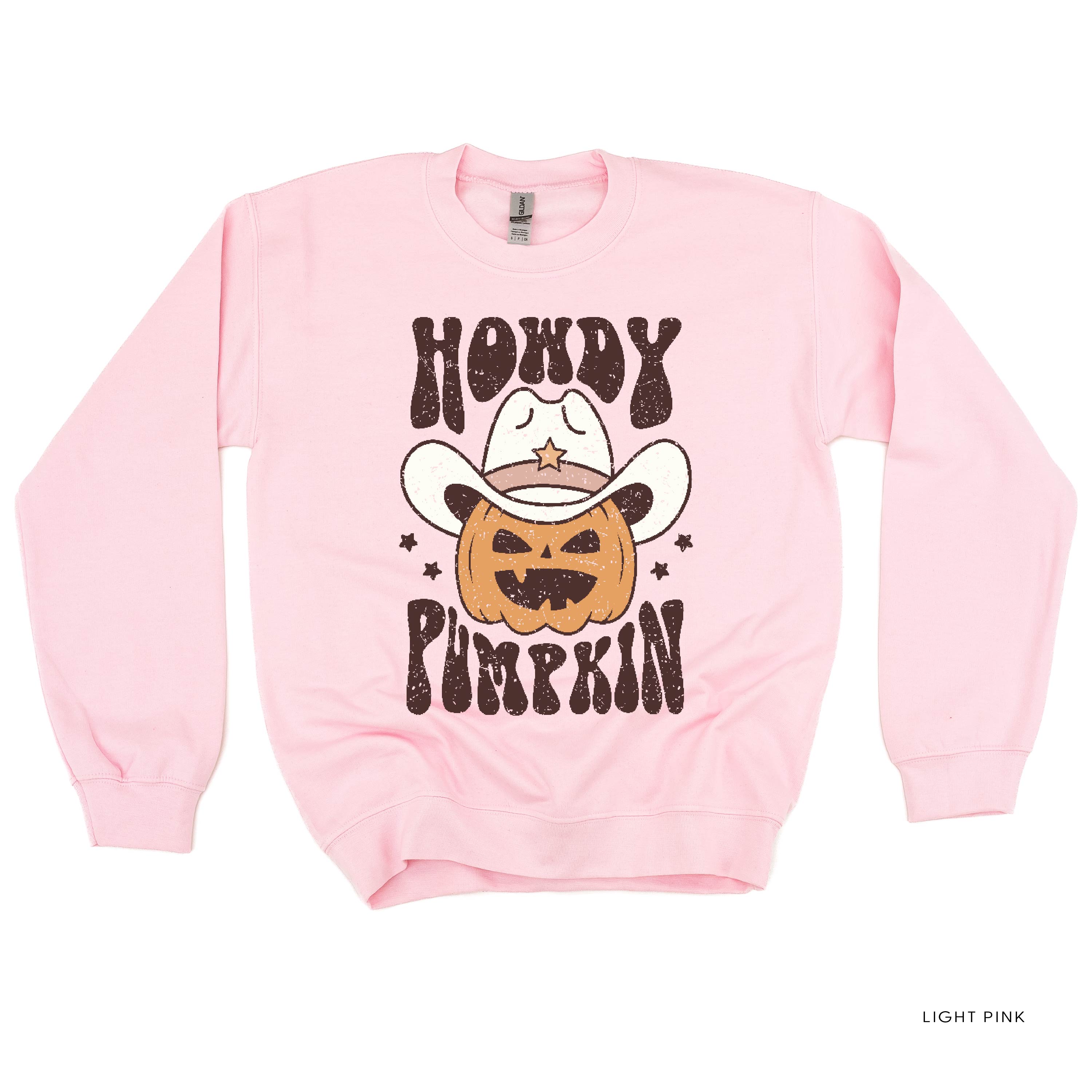 Howdy Pumpkin - Basic Fleece Crewneck Little Mama Shirt Shop LLC