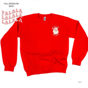 I Do It For The Ho's (Santa) - Fa La La (pf&b) - BASIC Fleece Little Mama Shirt Shop LLC