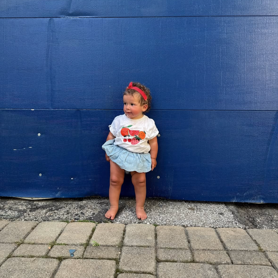 Group of Smiley Fruit - Short Sleeve Child Tee Little Mama Shirt Shop