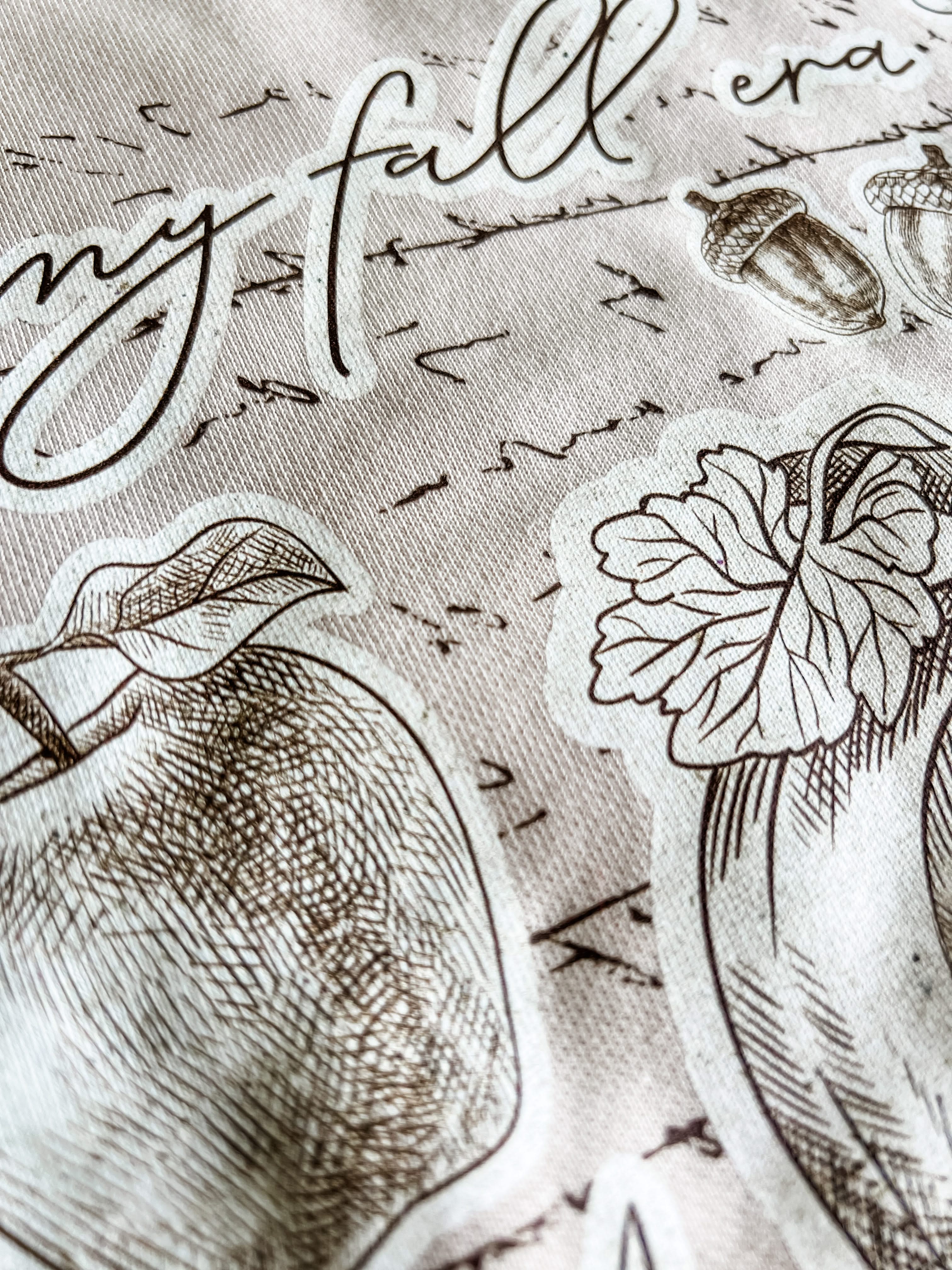 In My Fall Era | Adult Ivory Pigment Crewneck | Fall Graphic Pullover Little Mama Shirt Shop LLC