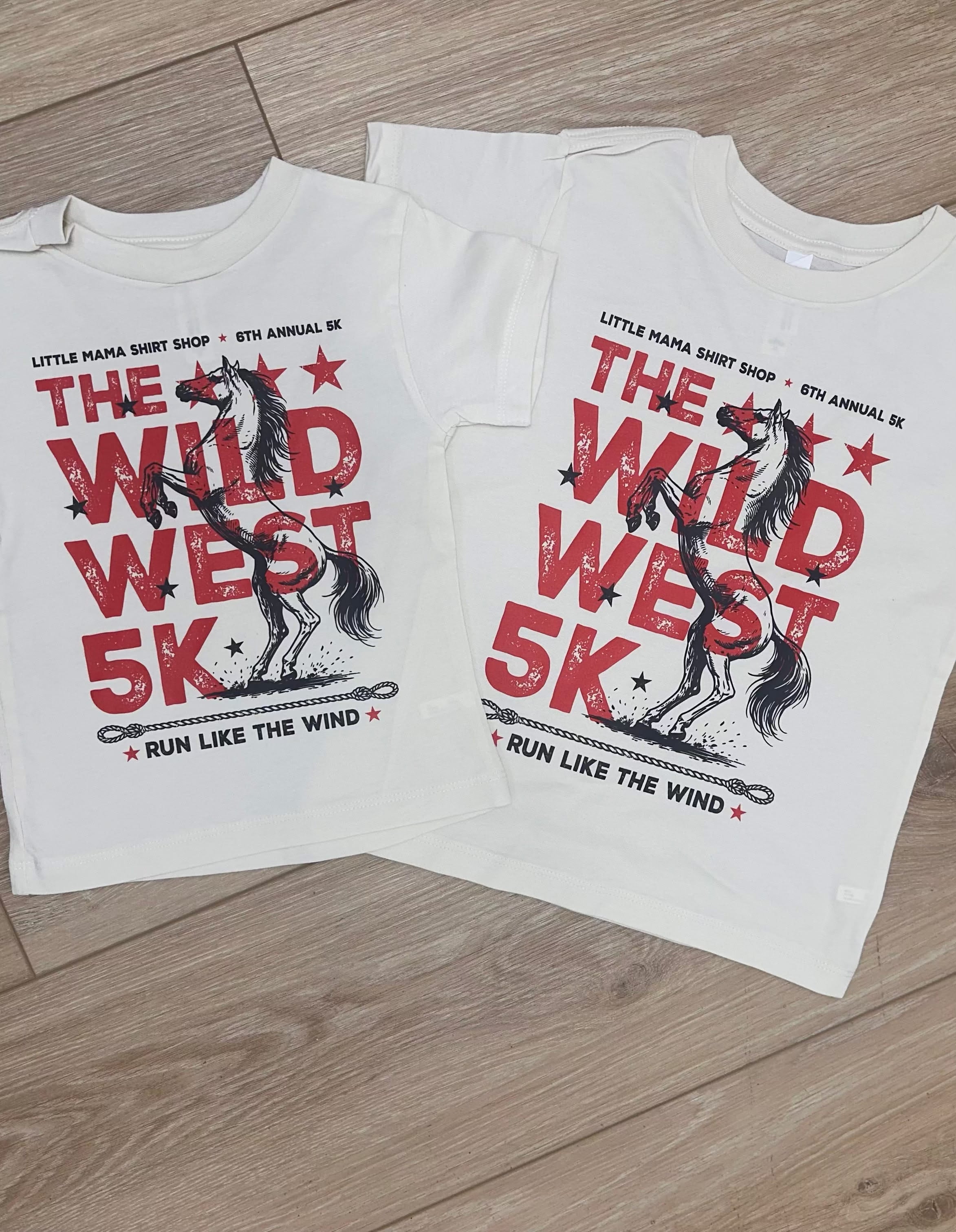 THE WILD WEST 5K - CHILD 2026 REGISTRATION + SHIRT Little Mama Shirt Shop LLC