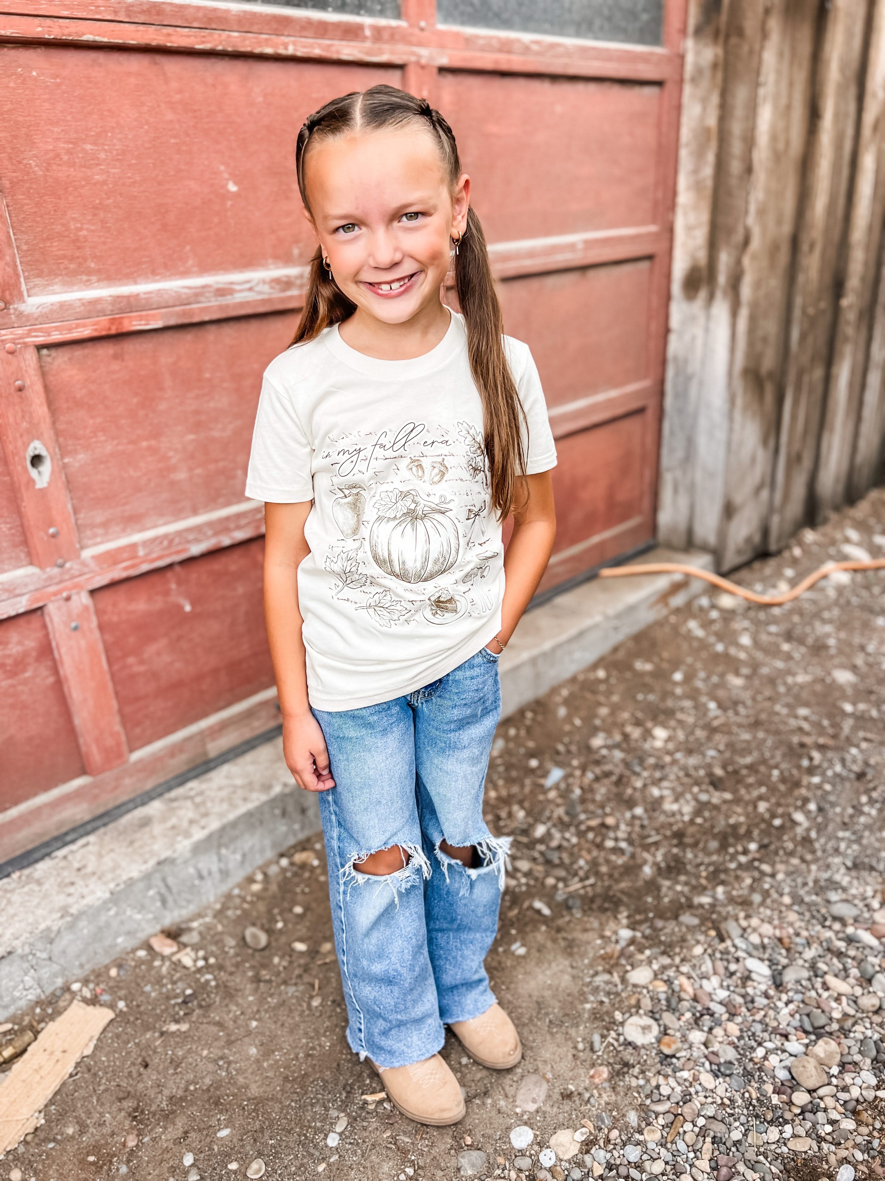 In My Fall Era | Natural Child Tee | Kids Fall Graphic Shirt Little Mama Shirt Shop LLC