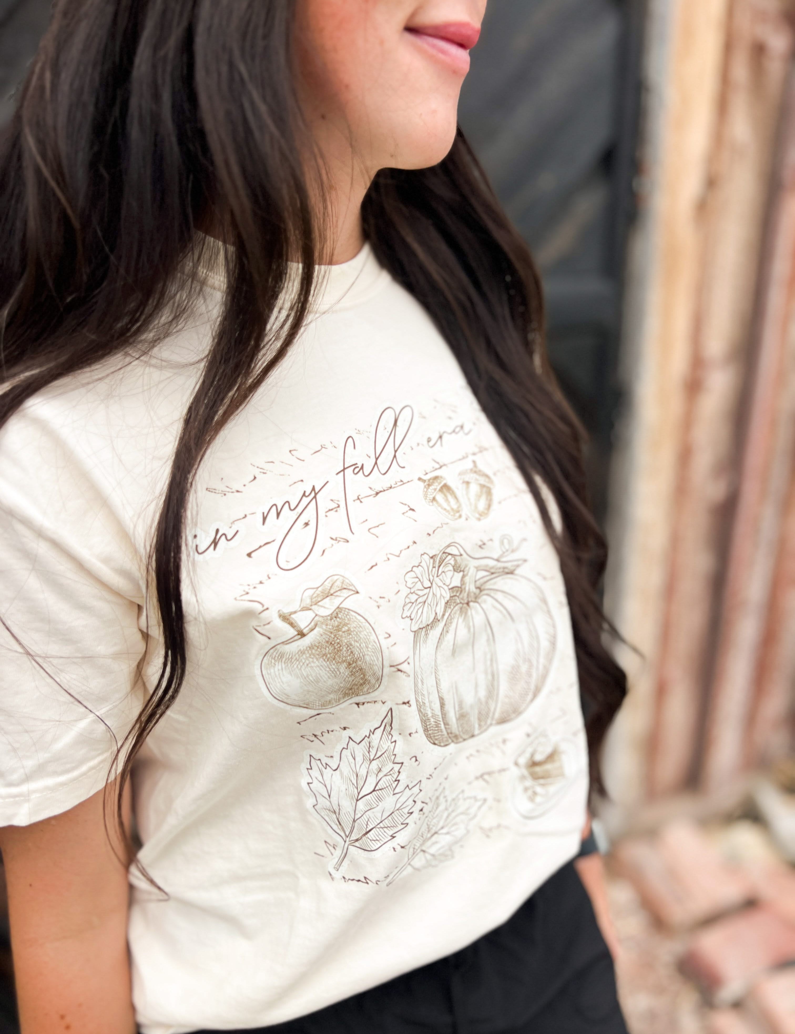 In My Fall Era | Adult Ivory Comfort Colors Tee | Fall Graphic Shirt Little Mama Shirt Shop LLC
