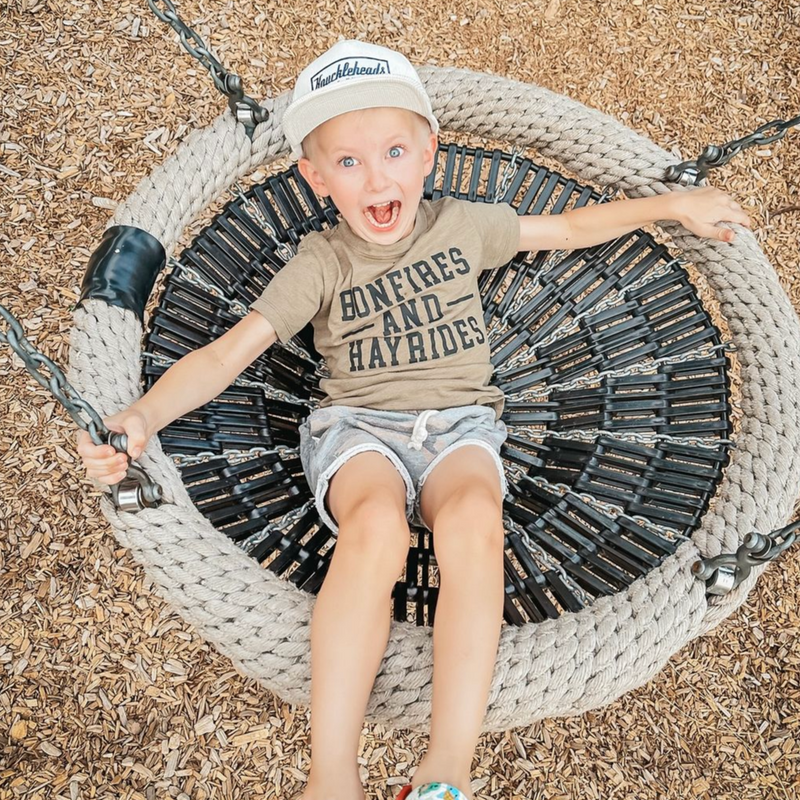 BONFIRES AND HAYRIDES - Short Sleeve Child Shirt